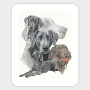 Weimaraner Sticker